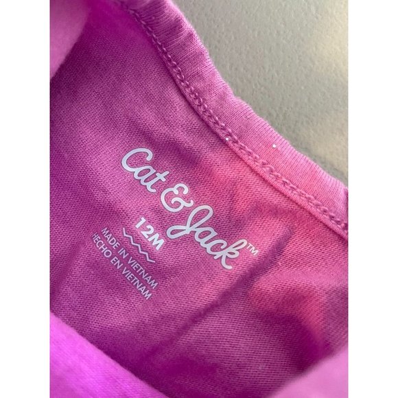 Cat & Jack baby girl‎ 12 month purple glitter tutu dress matching bloomers - Picture 4 of 4